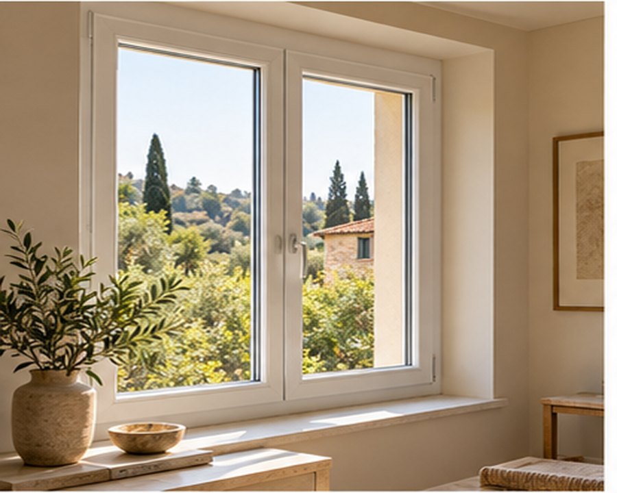 Infissi in PVC - immagine ambientata